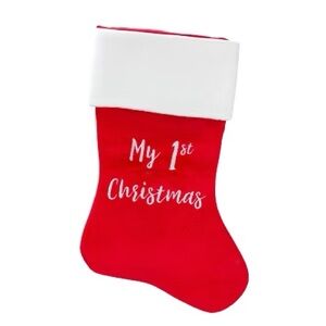 Red and White Christmas Stocking